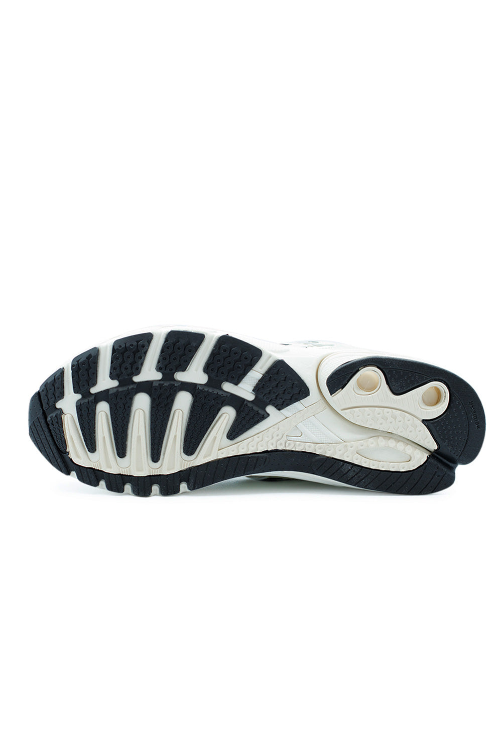 Adidas Adistar Control 5 Cloud White Core Black Alumina, premium lifestyle sneaker combining early-2000s running heritage with breathable mesh materials.