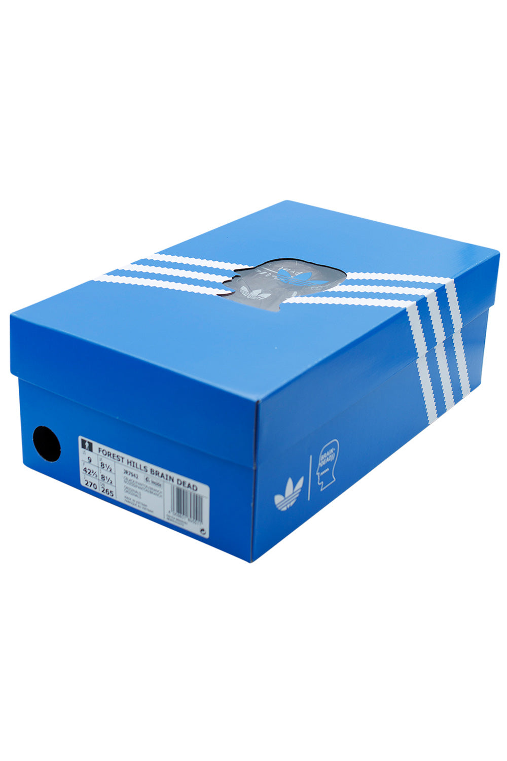 Einzigartiger Look des Adidas x Brain Dead Forest Hill JR7942 – ideal für Sammler, Kreative und Sneaker-Enthusiasten.