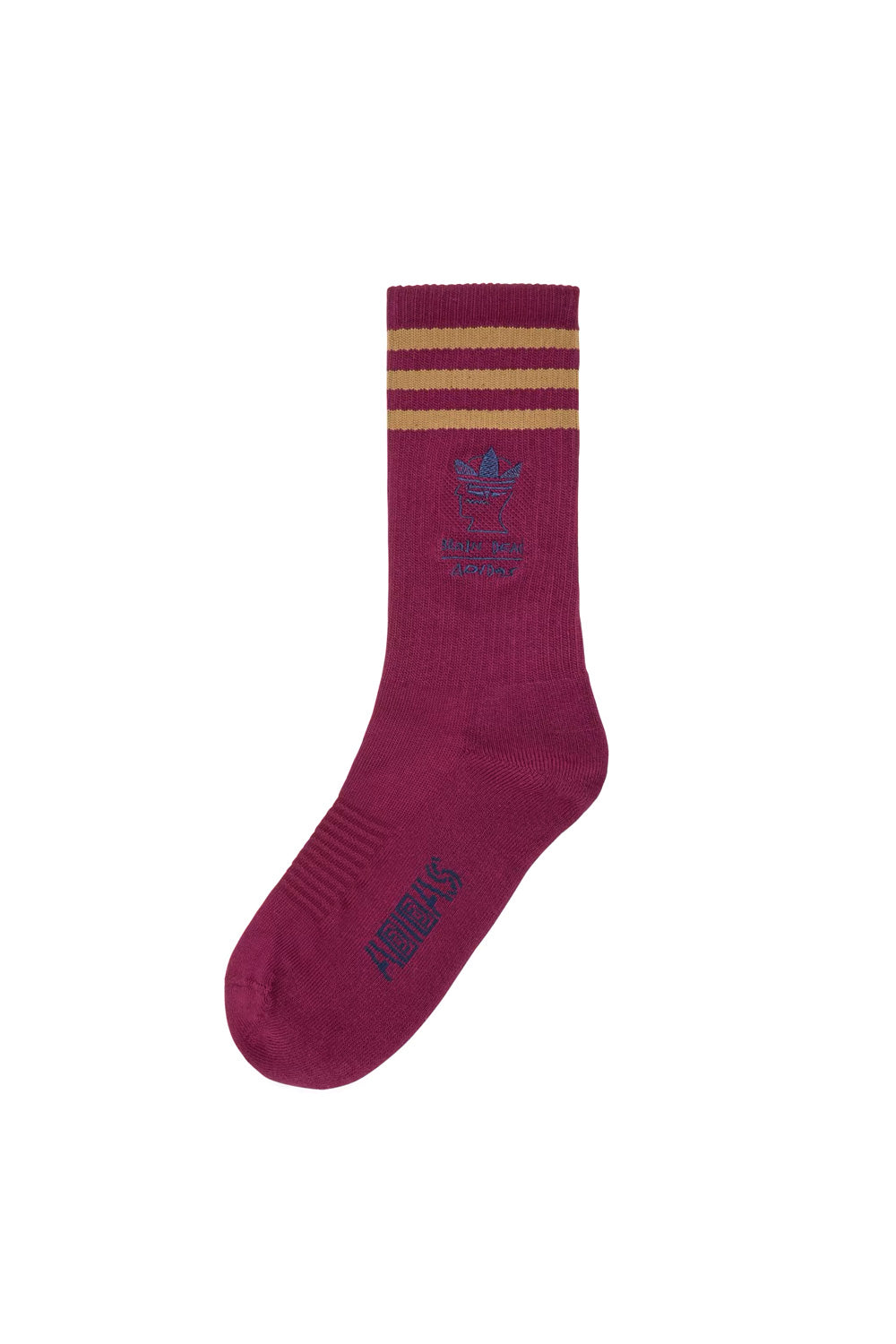 Adidas X Brain Dead Socks Amazon Red / Brown Desert / Collegiate Navy - BONKERS