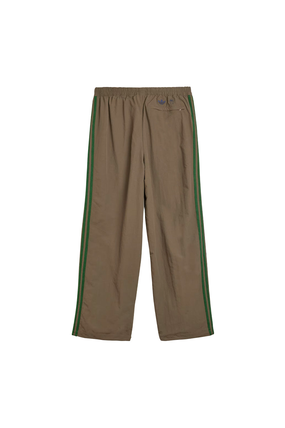 Leichte Adidas Trackpants mit Brain Dead Logo-Remix und kontraststarker Bein-Grafik – Streetwear trifft Funktion.
