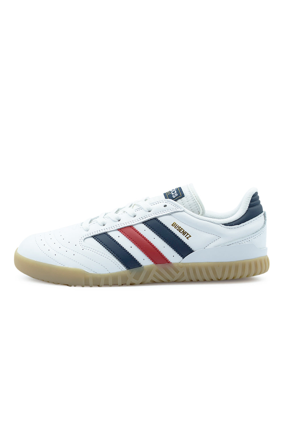 Adidas Busenitz Indoor Super Shoe Cloud White / Collegiate Navy / Better Scarlet - BONKERS