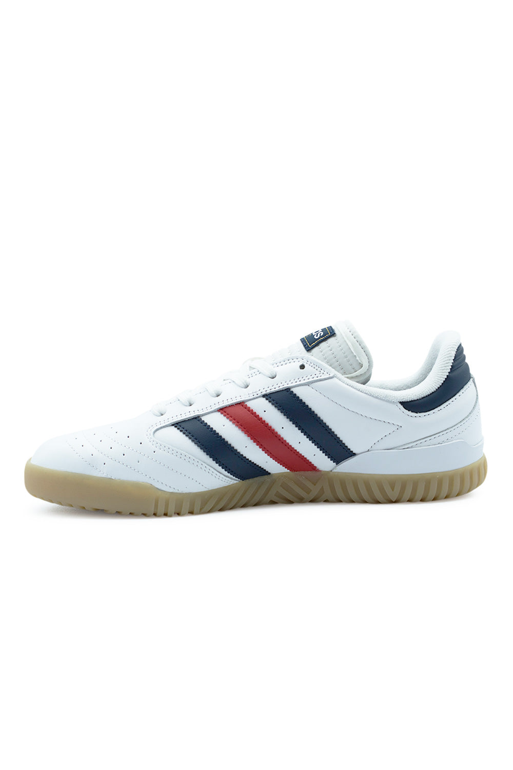 Adidas Busenitz Indoor Super Shoe Cloud White / Collegiate Navy / Better Scarlet - BONKERS