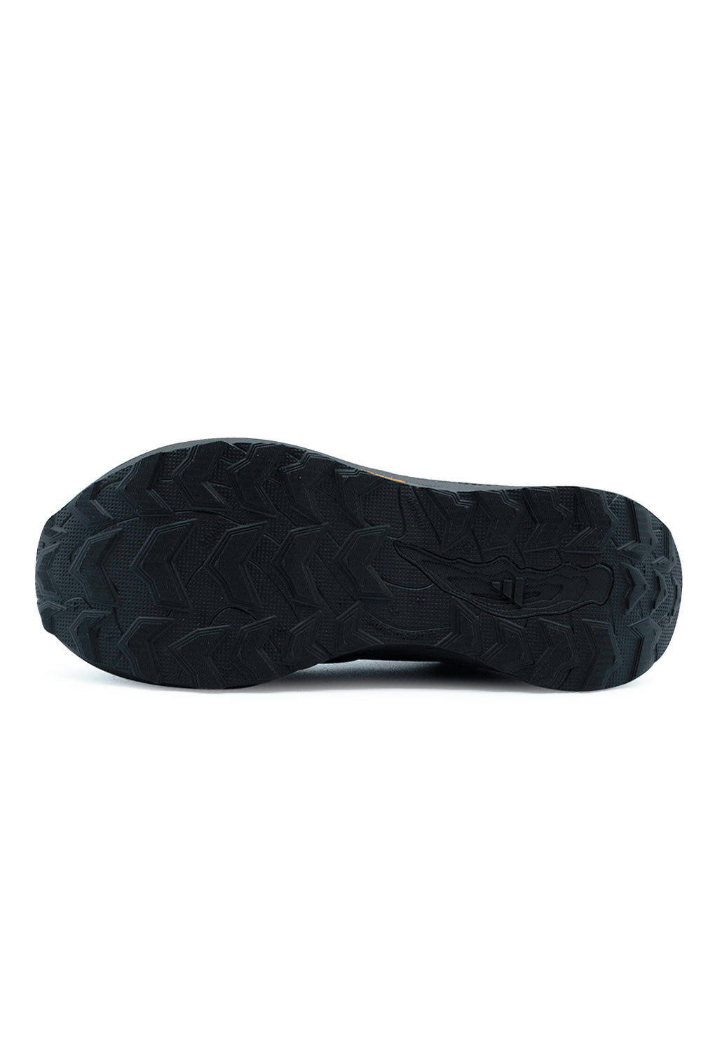 Bottom sole view of the Adidas Holo Peak sneaker, showcasing the black Continental rubber outsole engineered with aggressive chevron traction lugs and center Three Stripes logo for multi-surface grip.