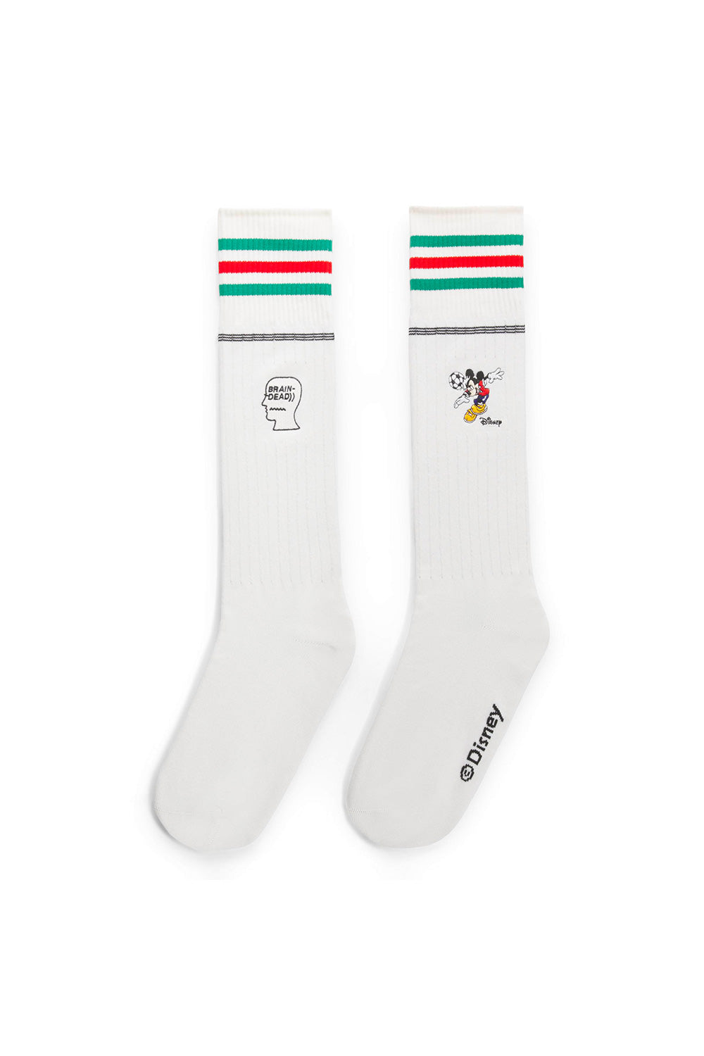 Adidas X Brain Dead X Disney Socks Crystal White
