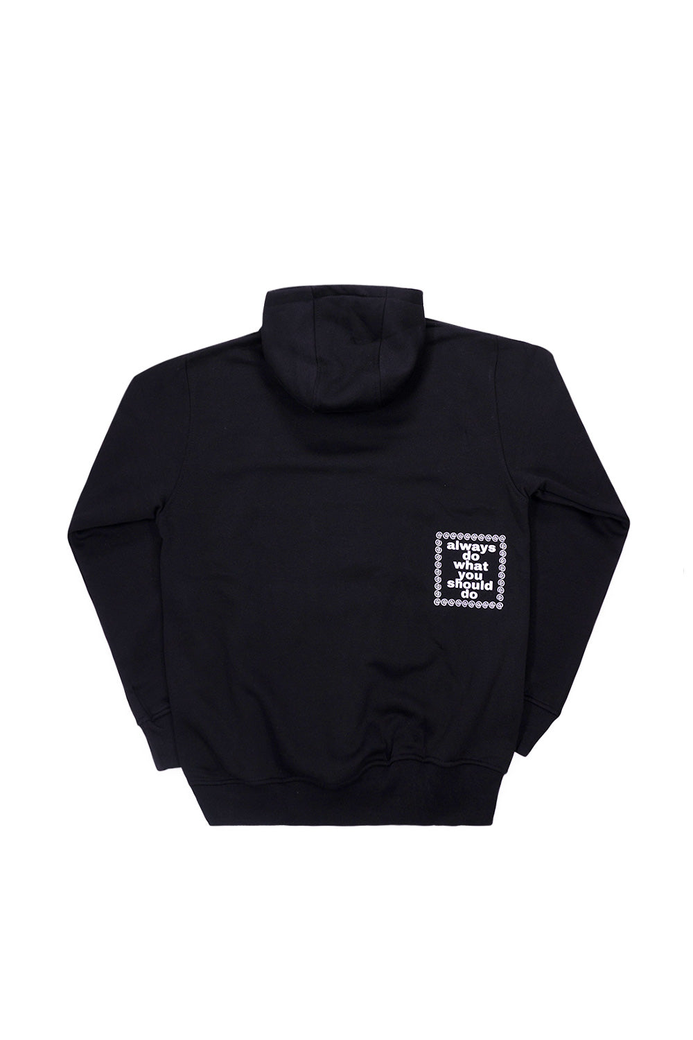 "Always 3116 Hoodie – Lässiger schwarzer Hoodie mit entspannter Passform und dezentem Branding"