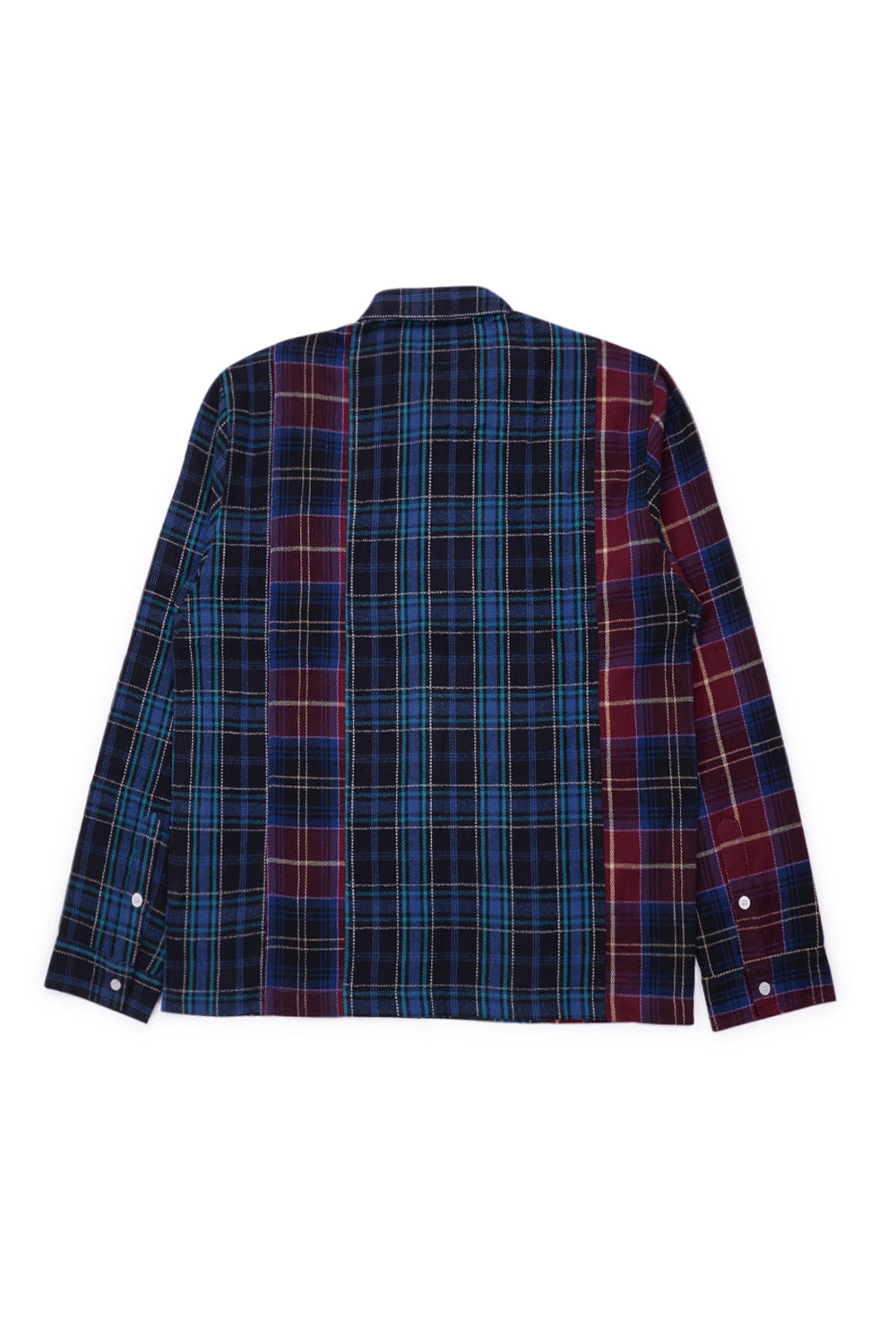 Andrew Miami Patchwork Flannel Navy - BONKERS