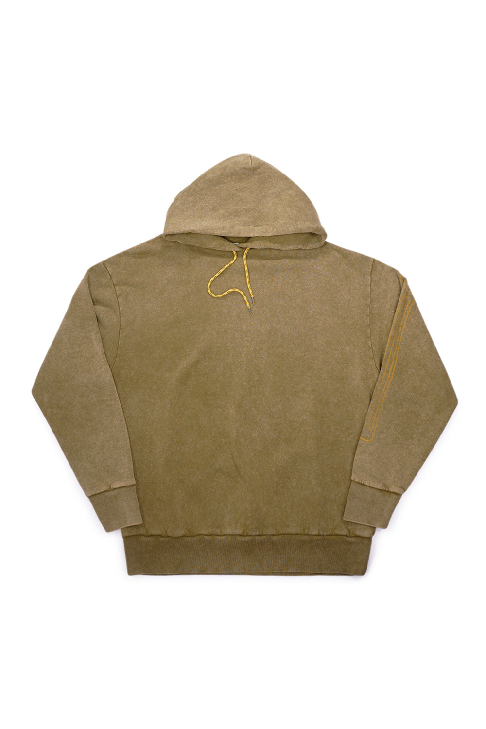 "Aries Acid Column Hoodie Olive – Stylischer olivgrüner Hoodie mit Acid-Print für ein trendiges Streetwear-Outfit"