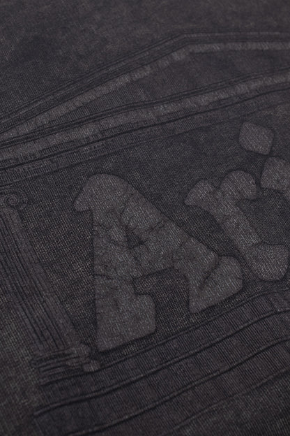 Aries Aged Ancient Column Sweatshirt Black - BONKERS