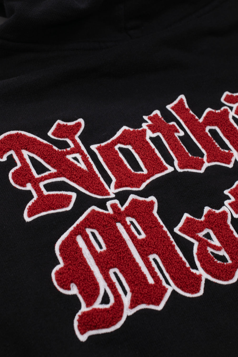 "Aries Nothing Matters Embroidered Hoodie Black – Stilvolles schwarzes Hoodie mit minimalistischer 'Nothing Matters' Stickerei für einen coolen Vibe"
