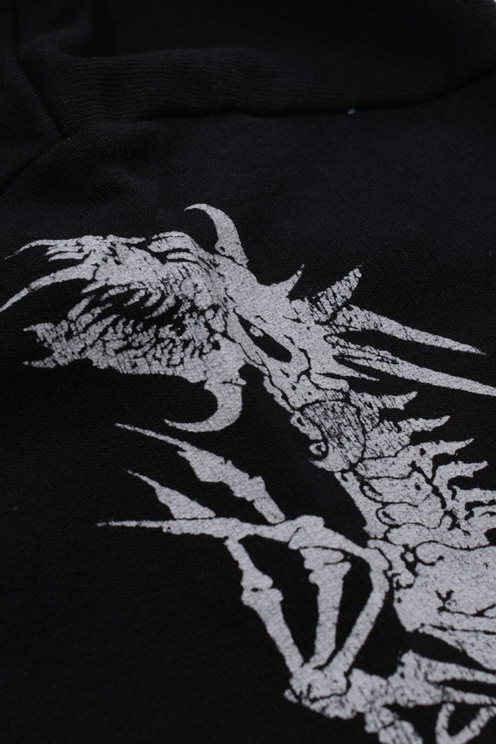 "Aries Nothing Matters Embroidered Hoodie Black – Trendiges schwarzes Hoodie mit exklusiver 'Nothing Matters' Stickerei für urbane Modefans"