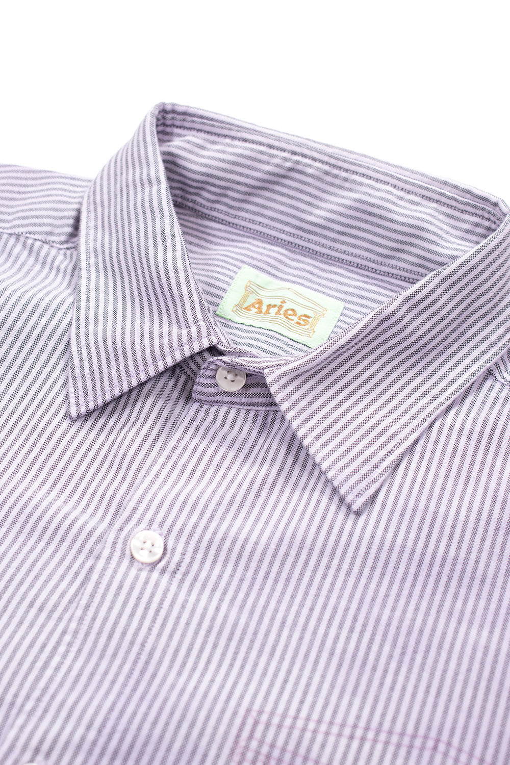 Aries OD Oxford Stripe Shirt Lilac - BONKERS