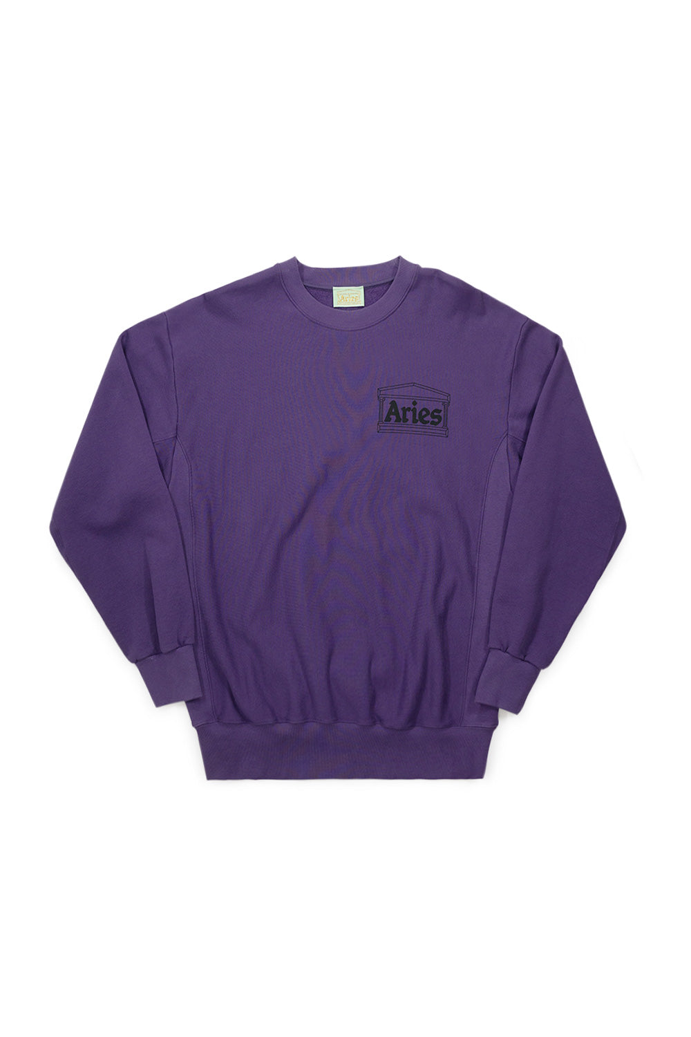 "Aries Premium Temple Sweatshirt Purple – Lässiges, hochwertiges Sweatshirt in lila für trendbewusste Streetwear-Looks"