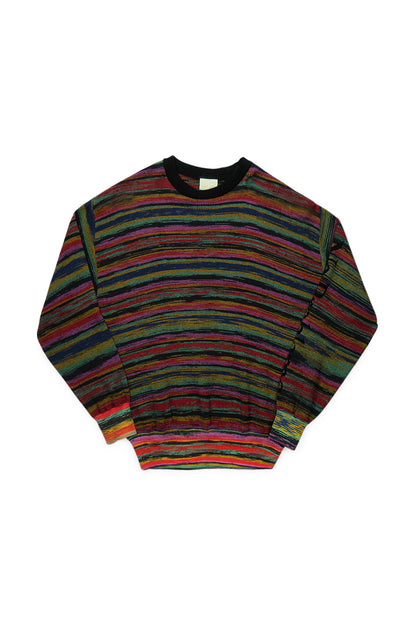 Aries Space Dye Problemo Knit Sweatshirt Multi - BONKERS