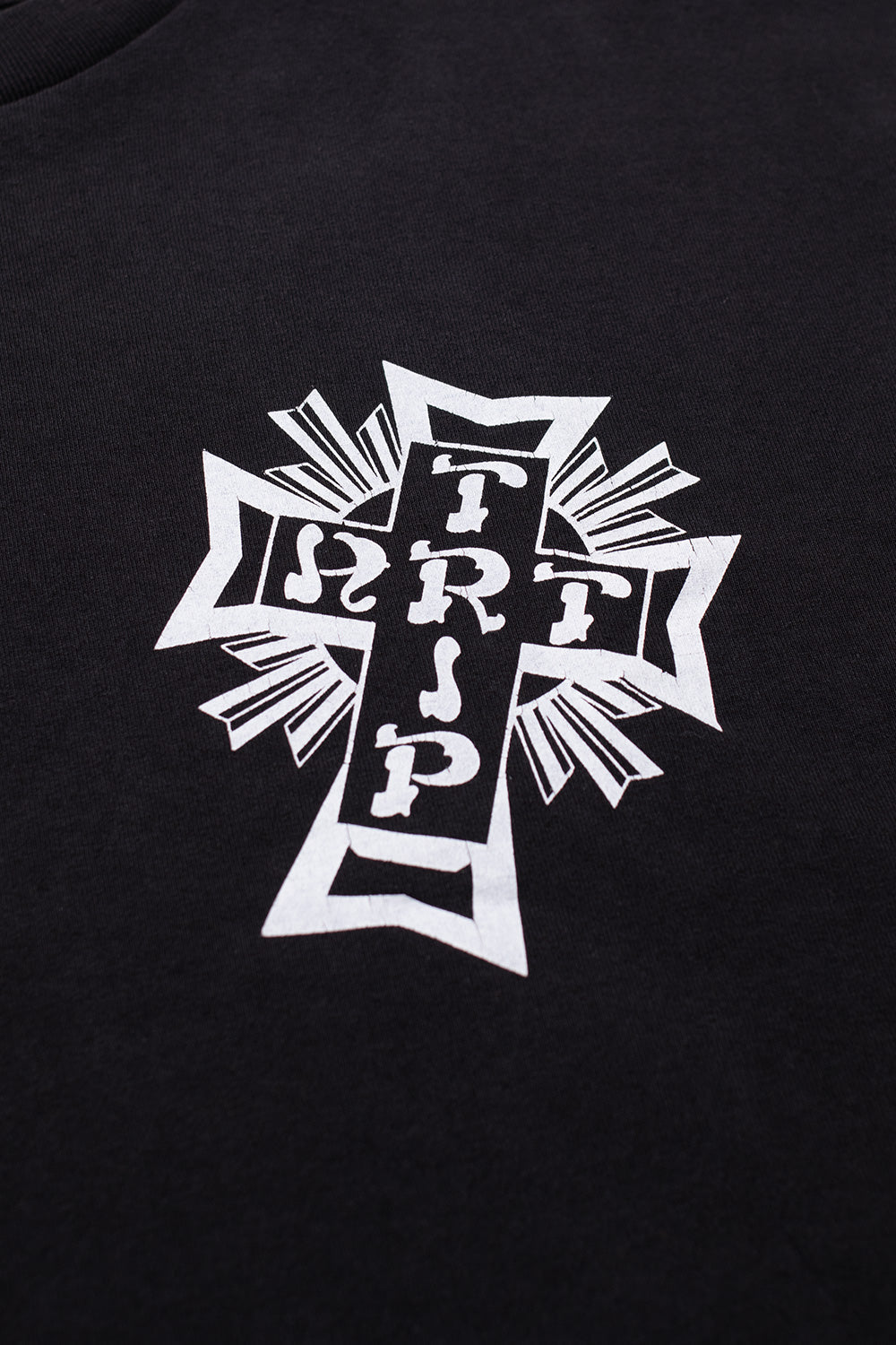 "Aries Vintage Lords of Art Tee Black – Urbanes Oversized-T-Shirt mit kreativer Grafik und verwaschener Optik"