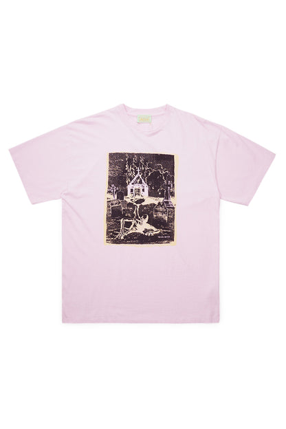 Aries Vintage Surf Satan T-Shirt Lilac - BONKERS