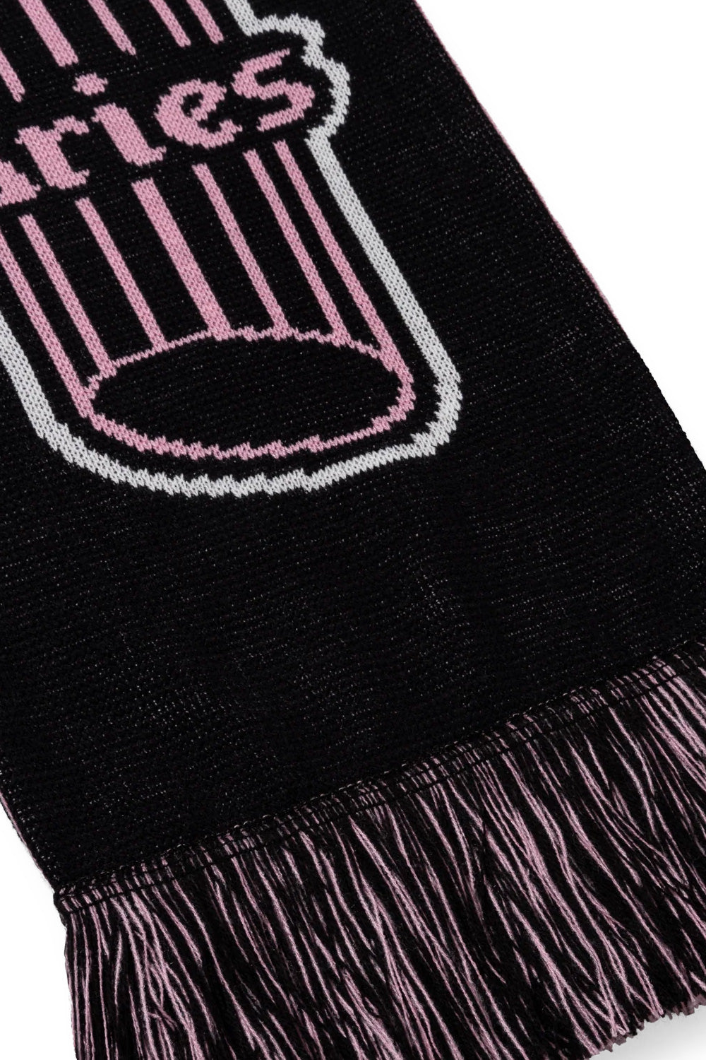 Eleganter Aries Column Schal in leuchtendem Pink, der perfekt zu jedem Streetwear-Outfit passt.