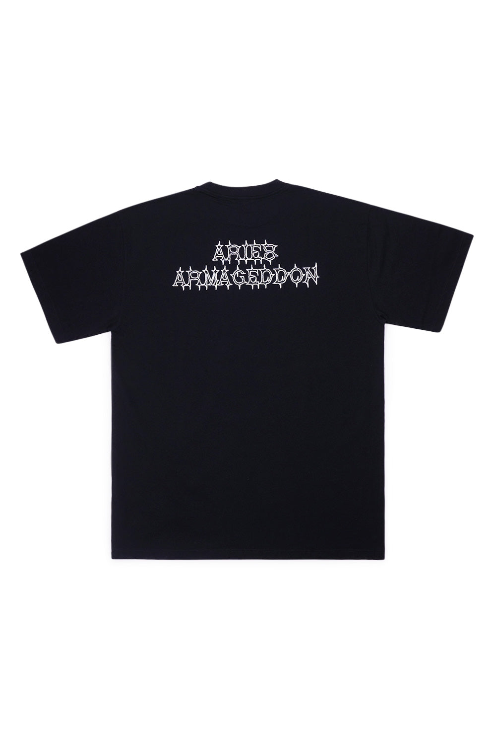 "Aries That's All Folks T-Shirt Schwarz – Lässiges Oversized-T-Shirt aus 100 % Baumwolle mit kultigem Aries-Schriftzug auf der Rückseite"