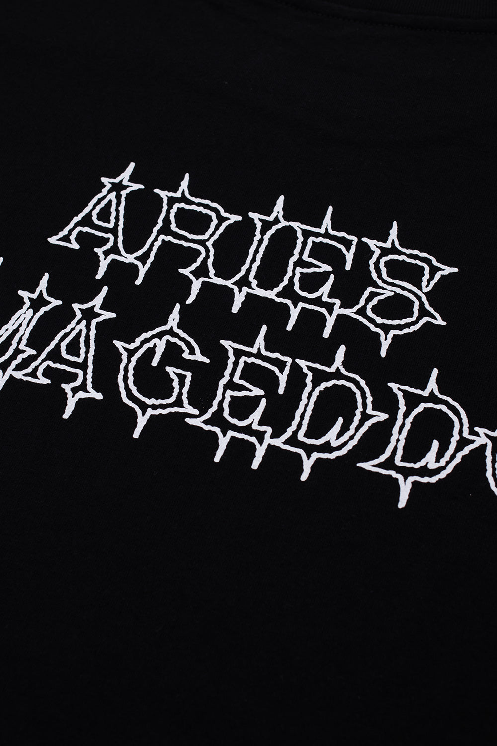 "Aries That's All Folks Shirt Schwarz – Hochwertiges Baumwoll-T-Shirt mit markantem Aries-Design, perfekt für einen lässigen Streetwear-Look"