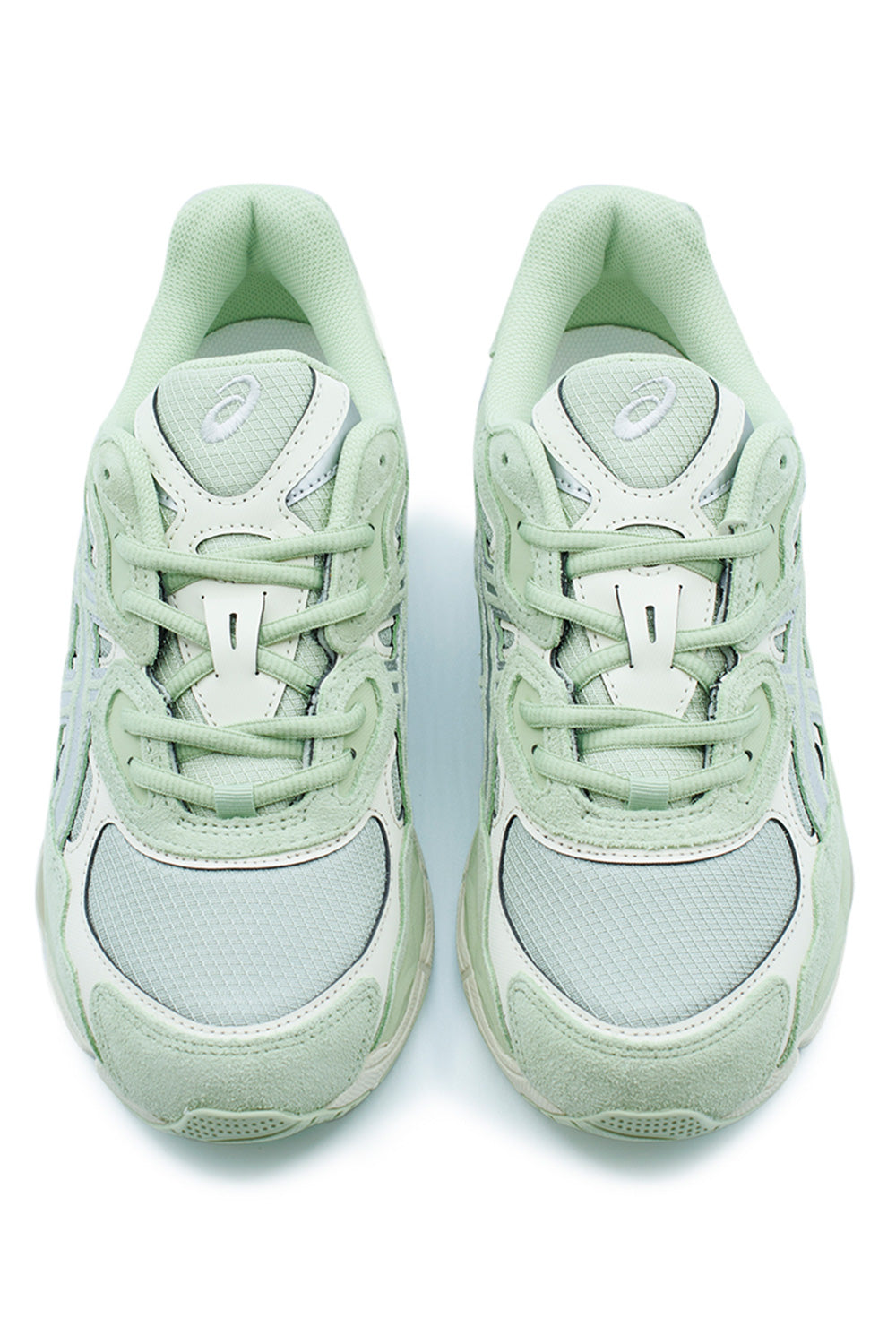 ASICS Gel-NYC lifestyle sneaker in Sage Forest displaying technical running shoe heritage, layered upper construction and modern streetwear appeal