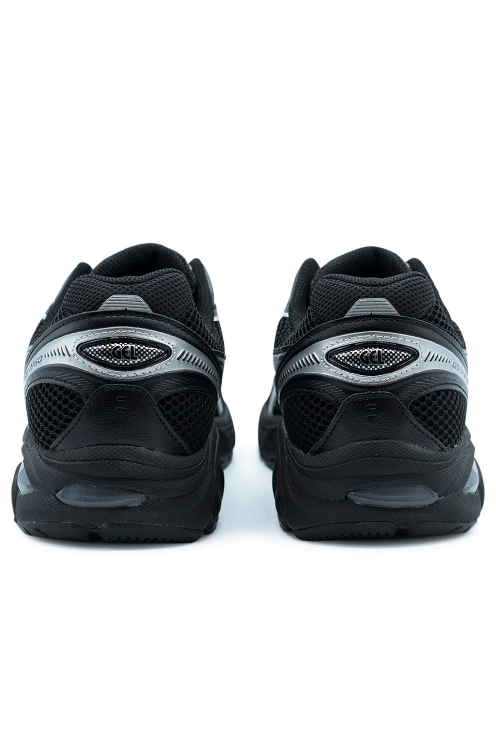 Rückansicht des Asics GT-2160 mit markanter Zwischensohle und Pure Silver Akzenten für einen sportlich-cleanen Look.