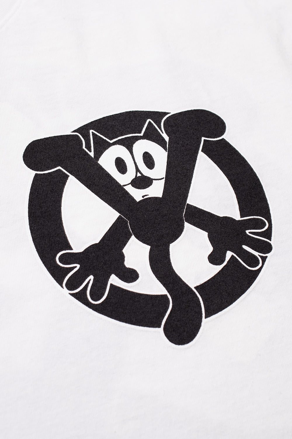 "Streetwear mit Message: Babylon LA x Felix the Cat No Peace Felix T-Shirt mit markantem Design"