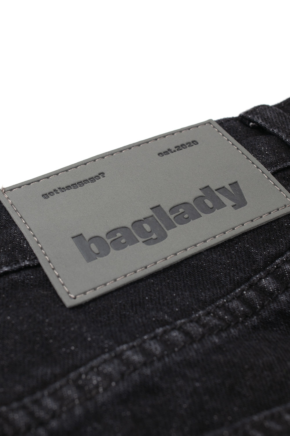 Baglady Denim Baggy Jeans Black - BONKERS