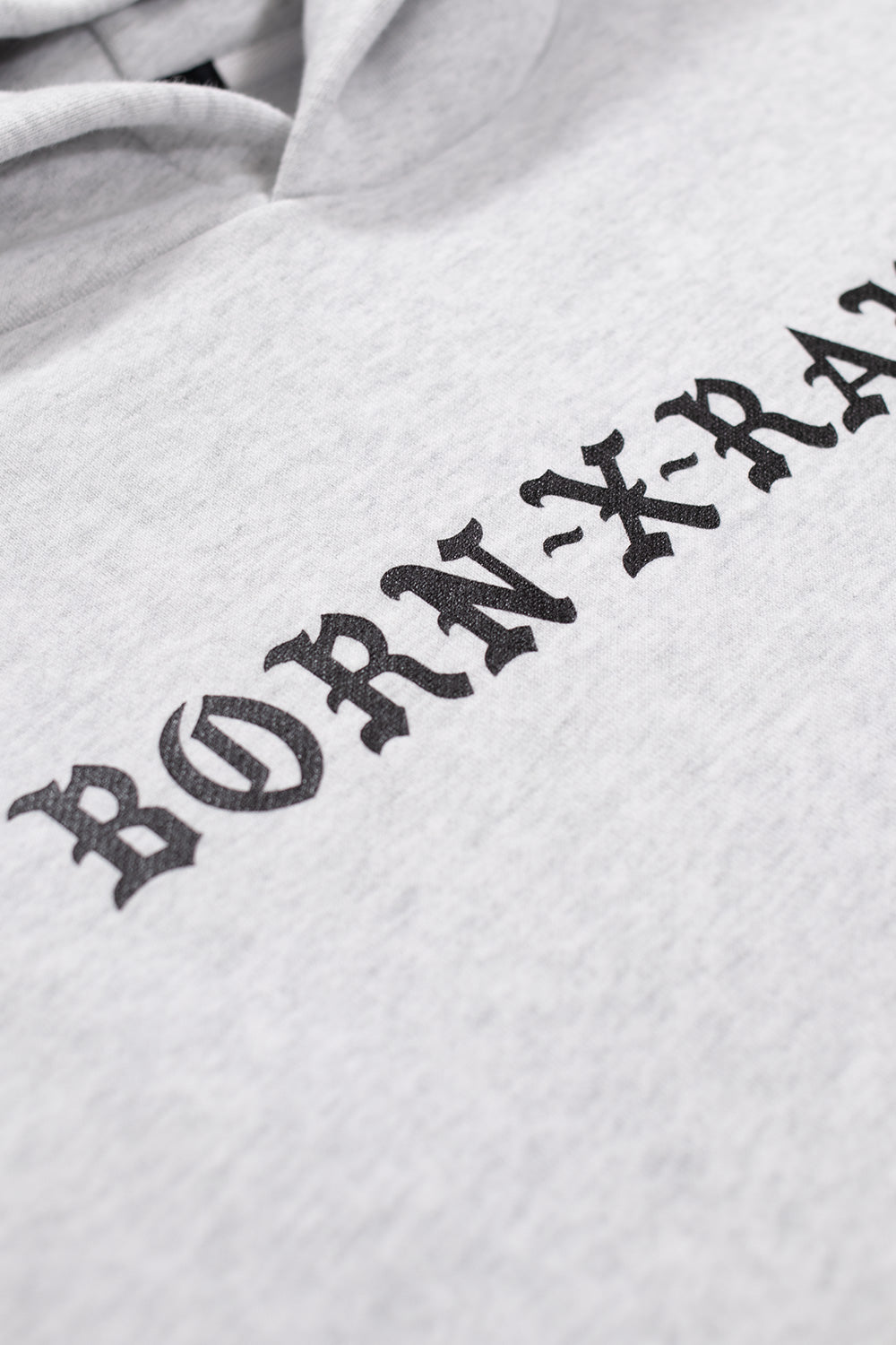 Born X Raised BXR Standard Hoodie Heather Grey - BONKERS