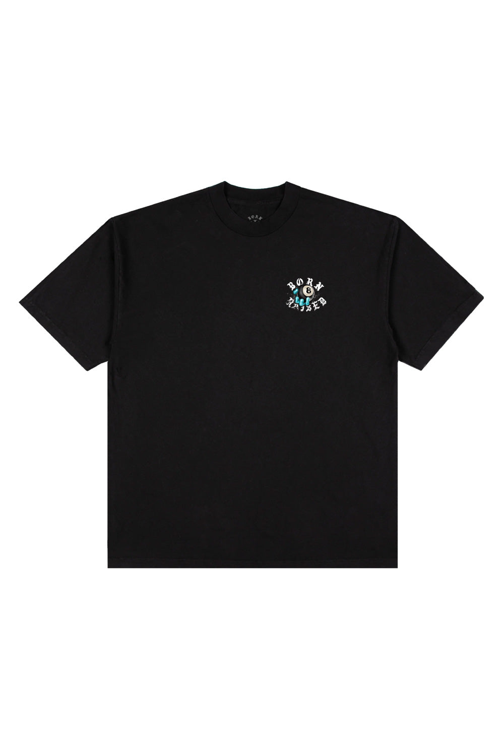 Born X Raised Party Wizard Rocker T-Shirt Black - BONKERS