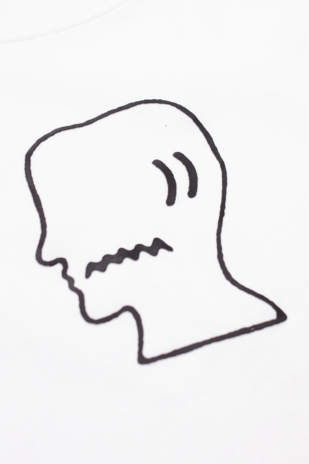 Brain Dead Logohead T-Shirt White - BONKERS