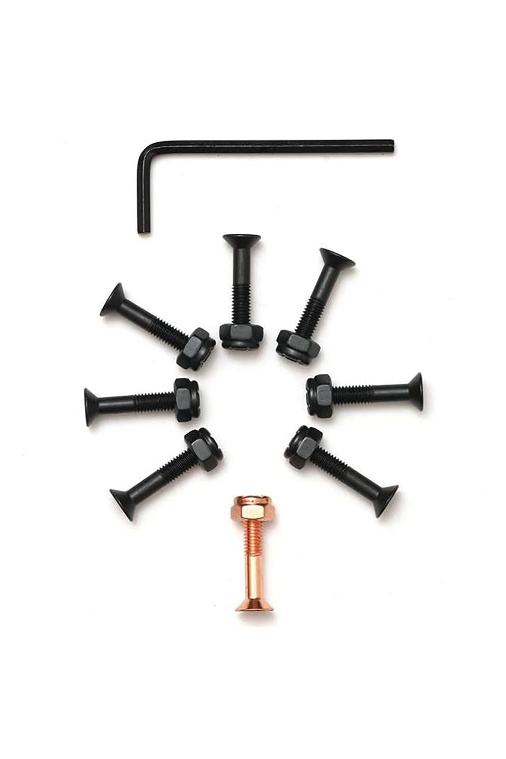 "Skateboard Hardware von Bronze 56K – 7/8″ OG Allen Bolts für maximale Stabilität und Halt"