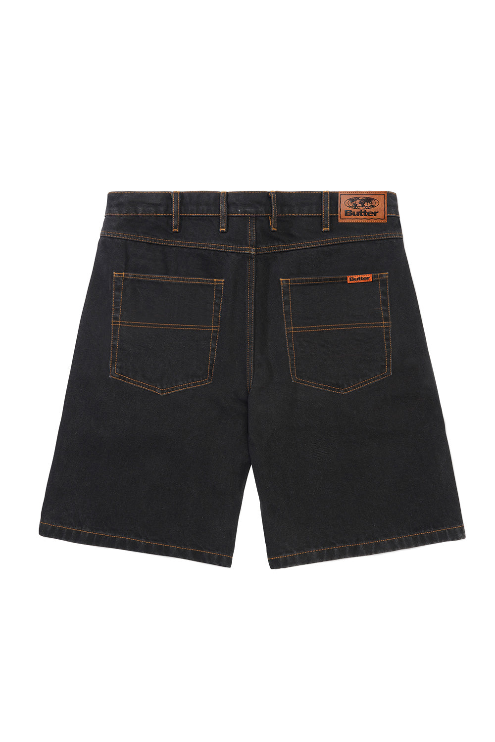 "Butter Goods Baggy Denim in gewaschenem Schwarz – lässige Jeans mit weitem Schnitt für einen urbanen Streetwear-Look"
