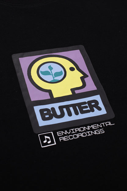 Butter Goods Environmental T-Shirt Black - BONKERS