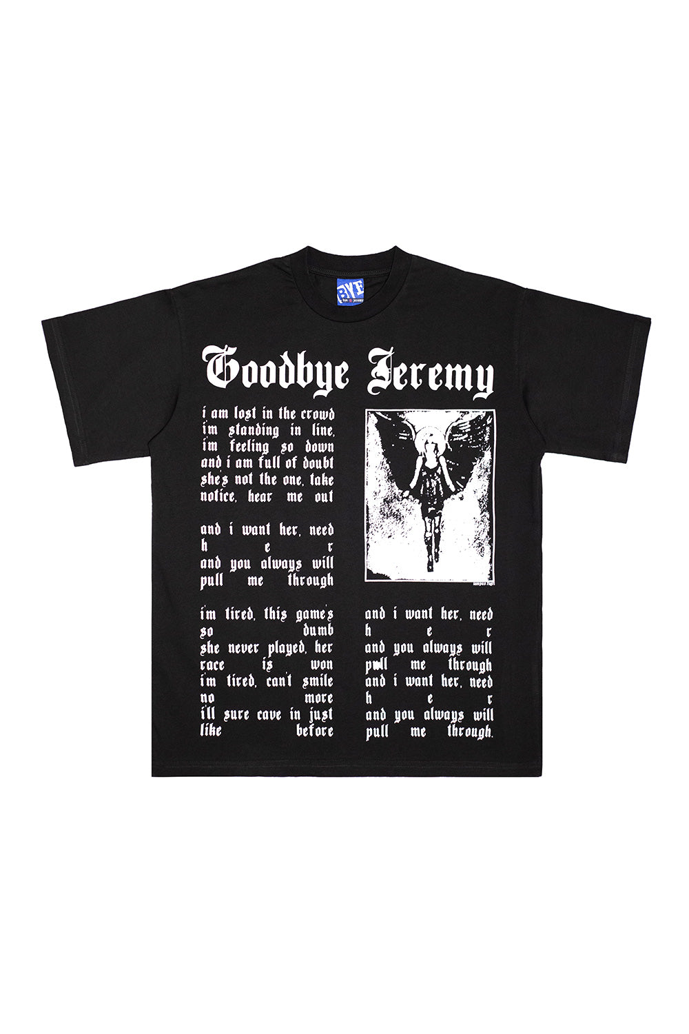 Bye Jeremy Angela T-Shirt Black