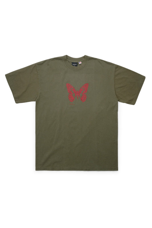 Bye Jeremy Butterfly T-Shirt Army - BONKERS