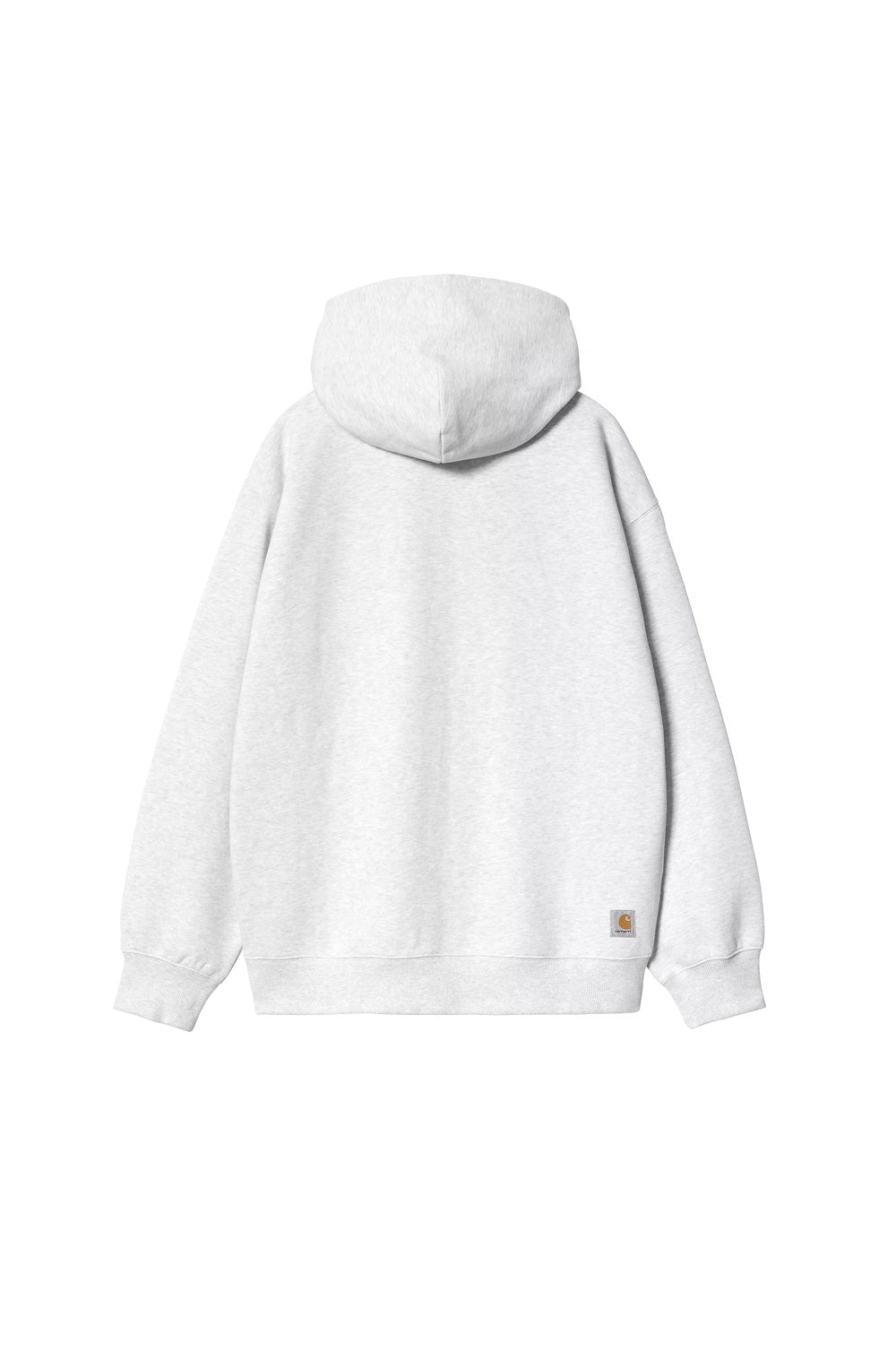 Graue Carhartt WIP Sweatjacke mit Kapuze und Reißverschluss – klassischer Streetwear-Look