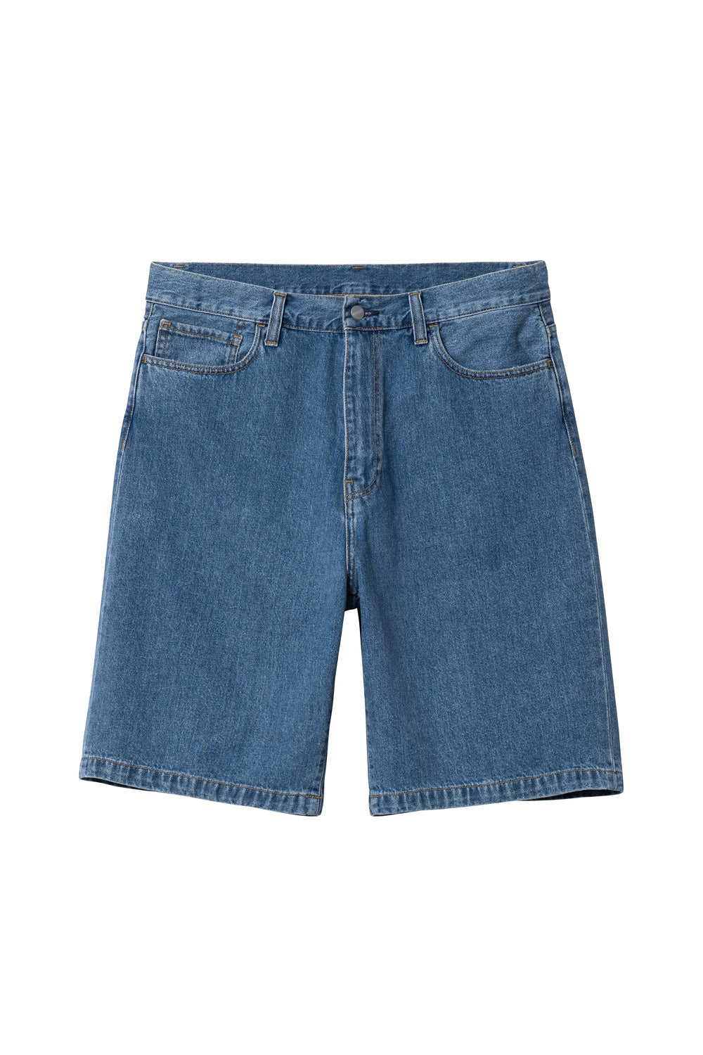 Carhartt WIP Landon Shorts Blau – Robuste Robertson-Denim-Shorts mit normaler Bundhöhe, 5-Pocket-Design und verstärkten Nähten für maximale Langlebigkeit.