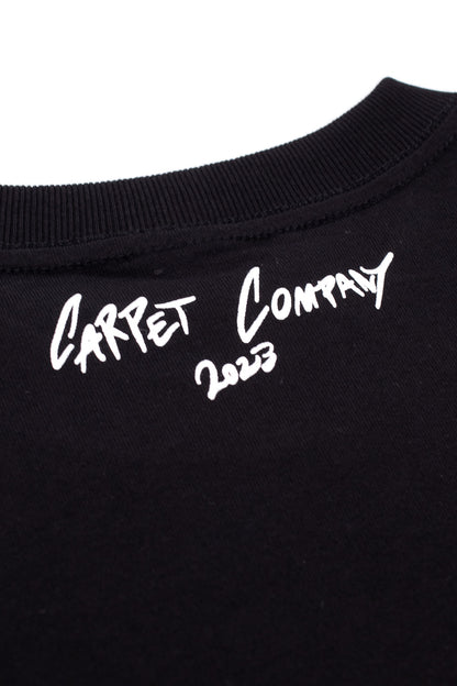 Carpet Company C-Star T-Shirt Black (Purple Print) - BONKERS