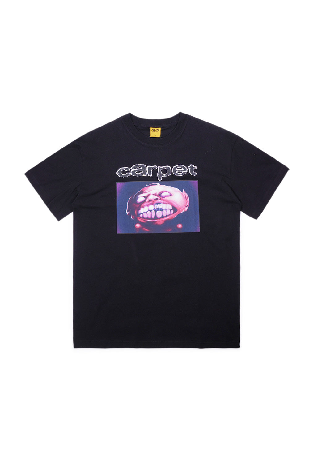 "Carpet Company Peasant T-Shirt Black – Klassisches schwarzes T-Shirt mit minimalistischem Design für Streetwear-Fans"