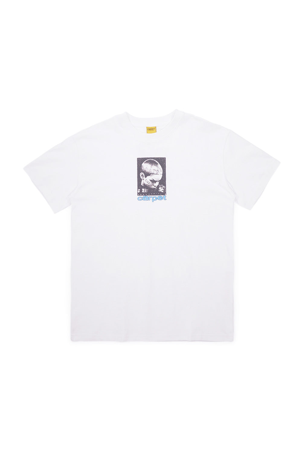 "Carpet Company Trouble T-Shirt White – Weißes T-Shirt mit auffälligem Print für Streetwear-Fans"