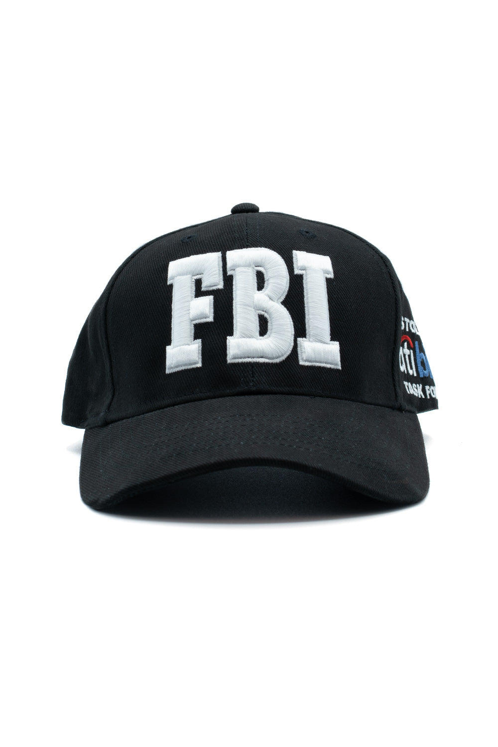 "Citi Bike Boyz FBI Cap in Schwarz – stylische schwarze Baseballkappe mit auffälligem 'FBI' Logo für den urbanen Look"