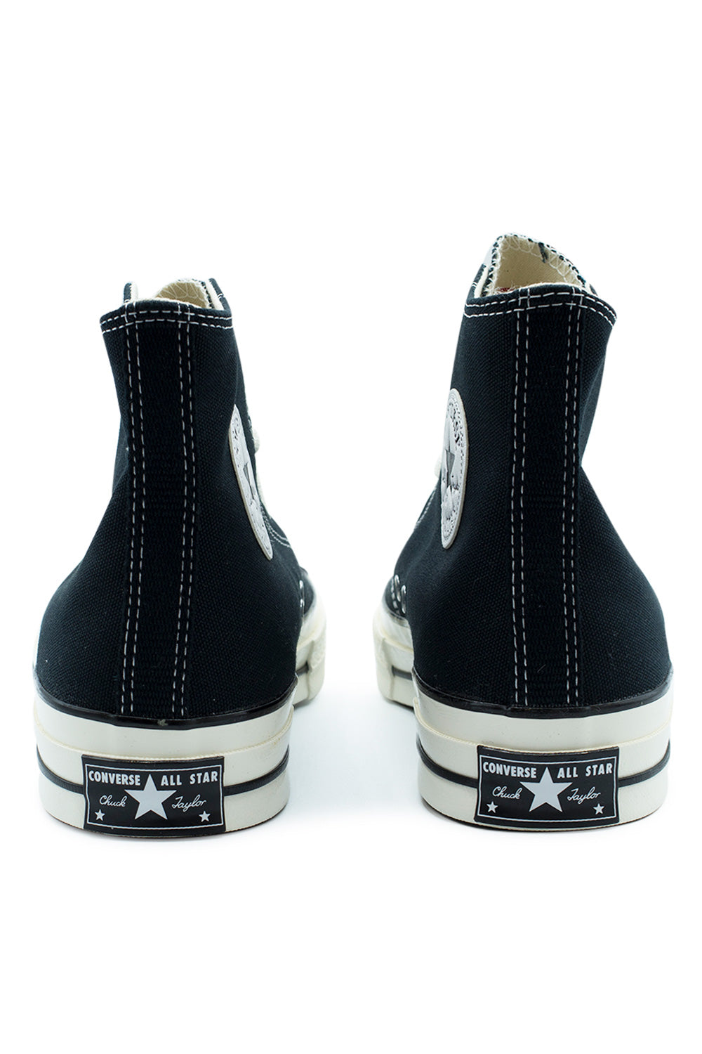 "Schwarze Converse Chuck 70 Hi – Bequeme High-Top-Schuhe mit robustem Canvas-Obermaterial"