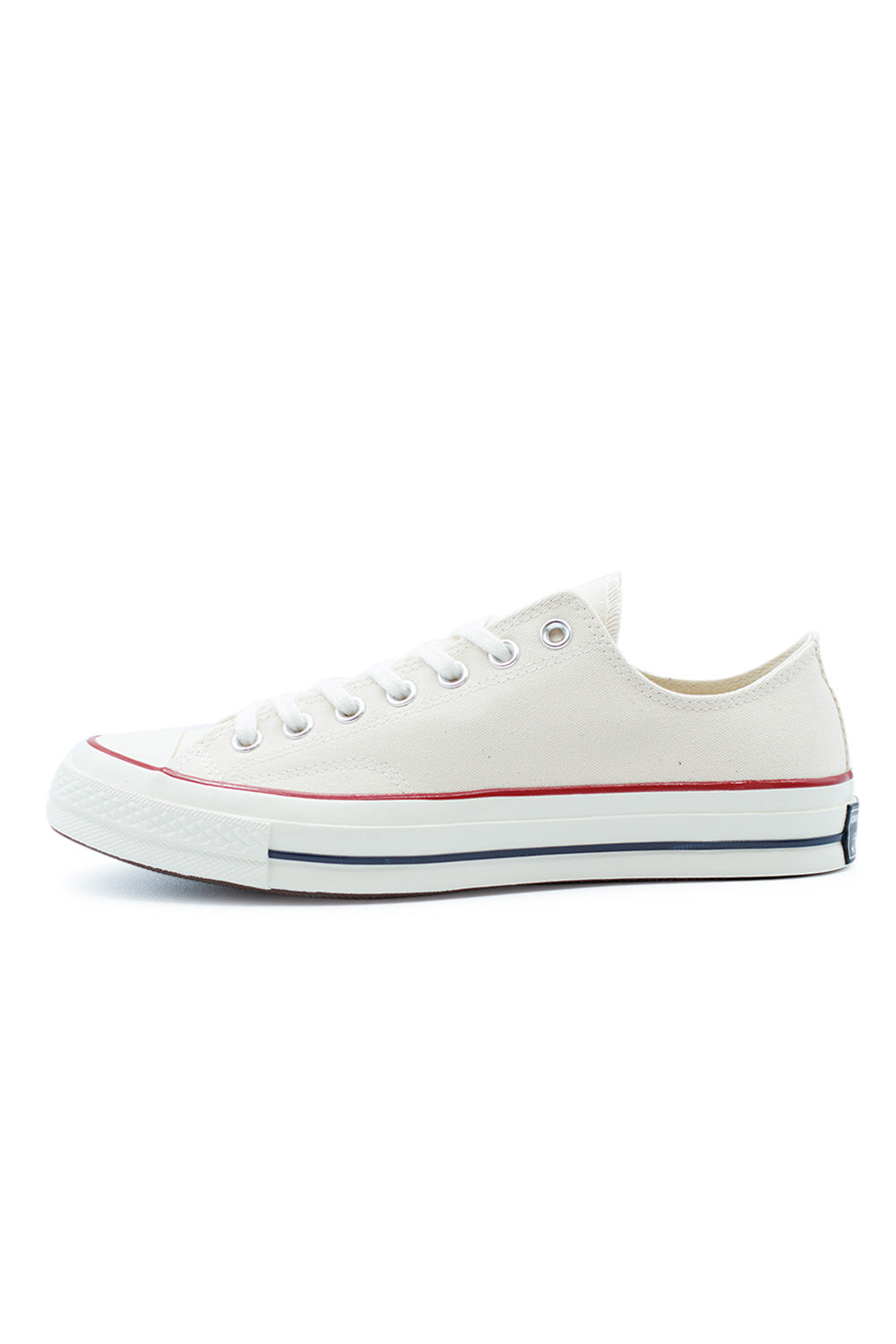 Converse Chuck 70 OX Parchment Garnet Egret – Low-Top Sneaker mit robustem Canvas und Vintage-Look
