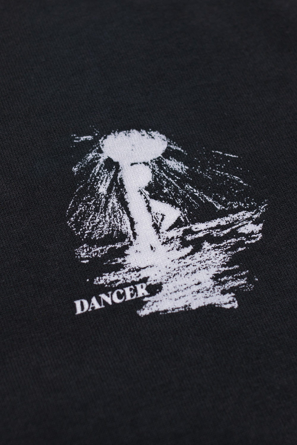 Dancer Waterfall T-Shirt Washed Black - BONKERS