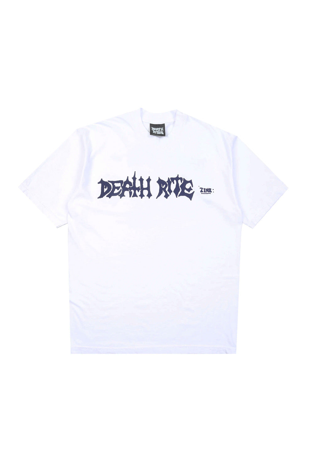Death Rites Classified ‘89’ T-Shirt in White – Trendiges weißes T-Shirt mit klassischem '89'-Print für den urbanen Style