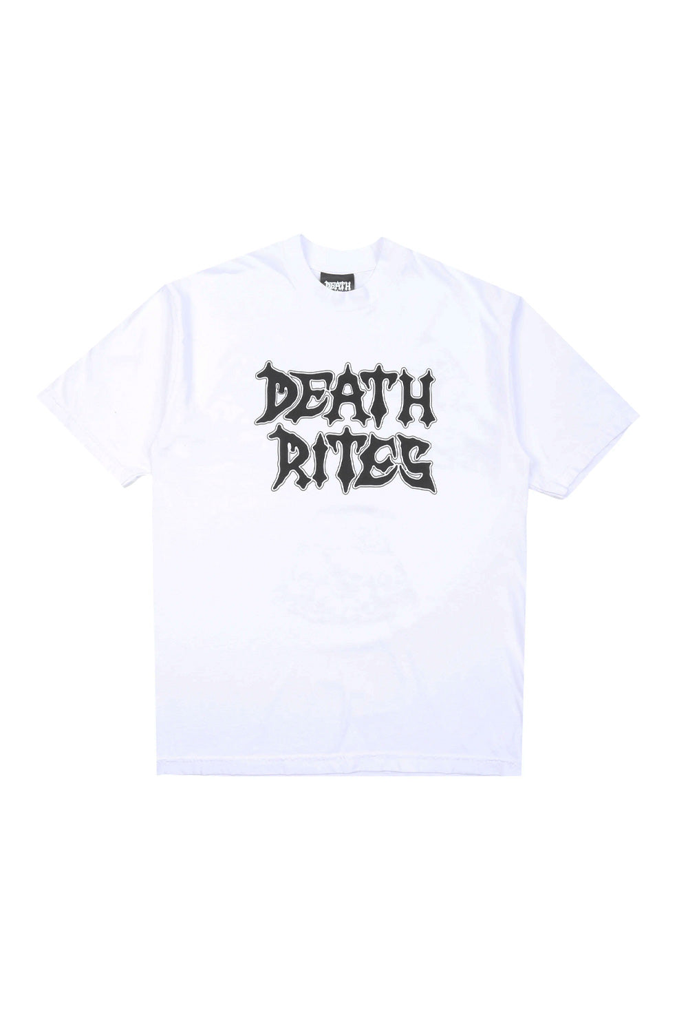 Death Rites Nuclear Death T-Shirt White – Stylisches, weißes T-Shirt mit auffälligem Grafikdesign für Streetwear und Heavy Metal Liebhaber