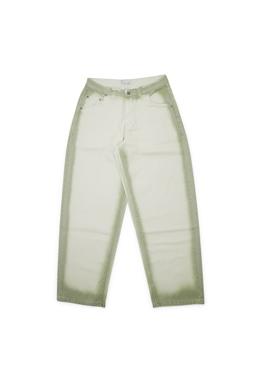 Dime Classic Baggy Denim Pant Matcha - BONKERS