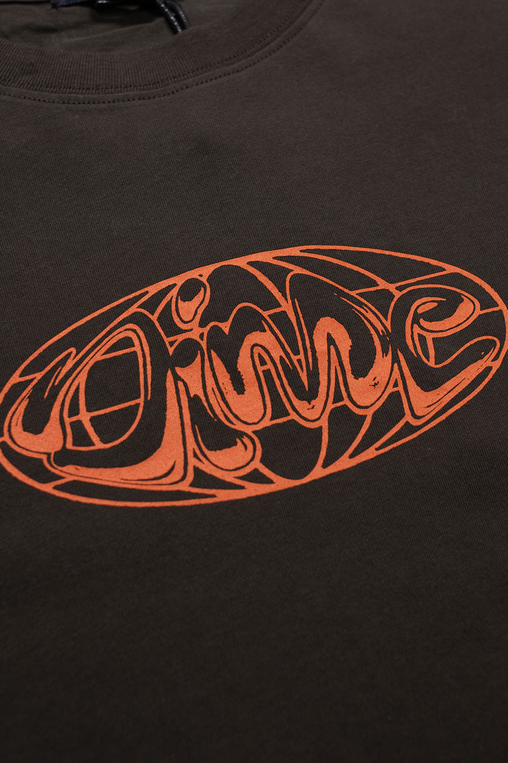 Dime Globe Tee in Vintage Black – Lässiges Baumwoll-Shirt mit ikonischem Dime-Globus-Design