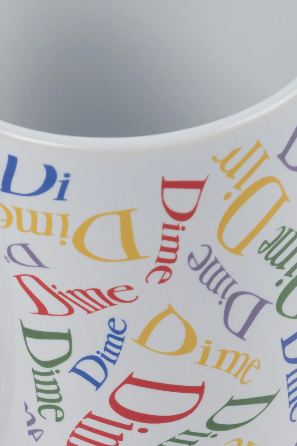 Dime Haha Coffee Cup in Weiß – stylischer Tassenklassiker mit lustigem Design für den perfekten Kaffeegenuss