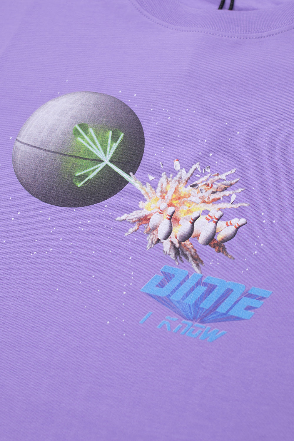 Dime Space Turkey T-Shirt Iris - BONKERS