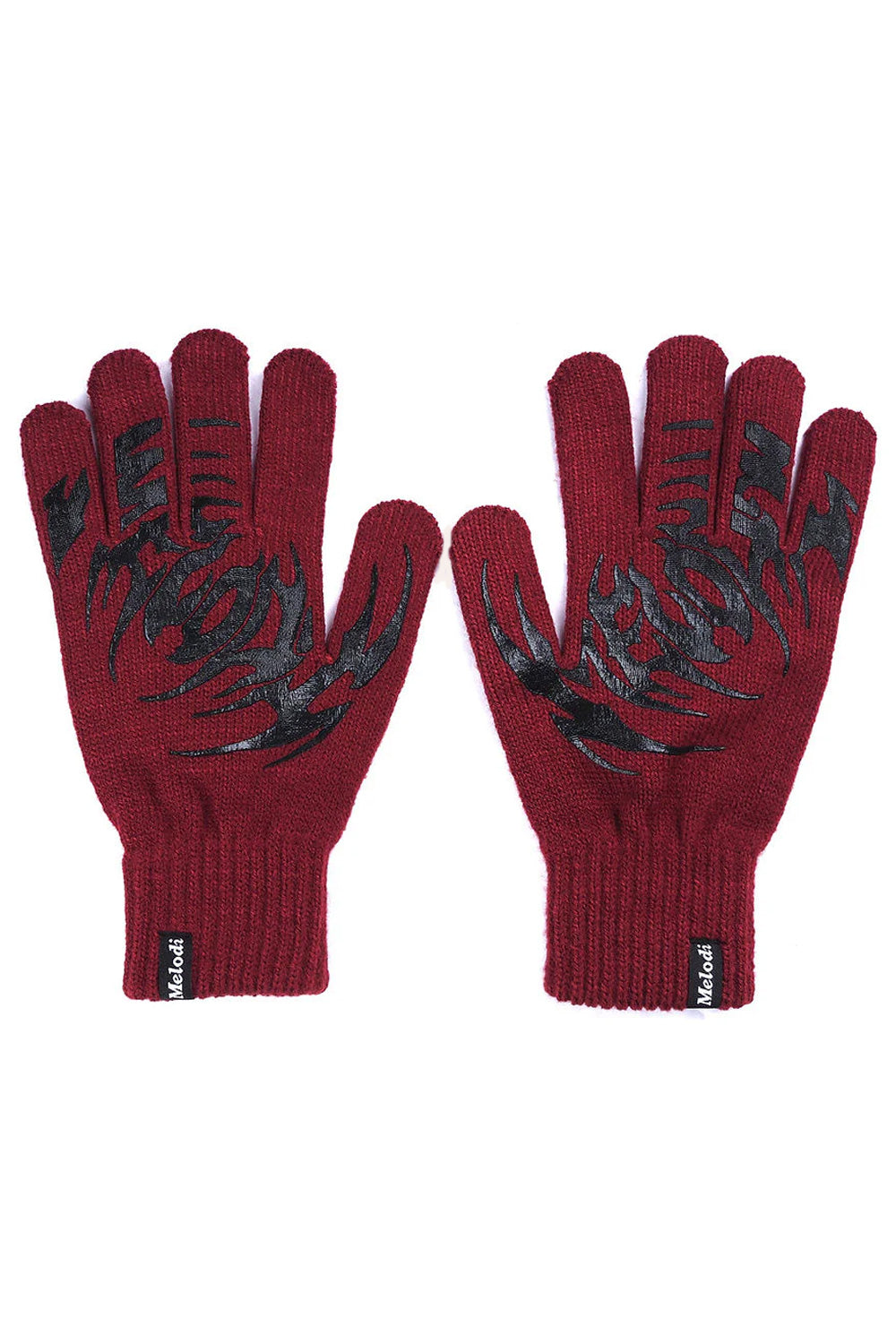 EC Melodi 3 Pack Logo Gloves Purple / Burgundy / Black - BONKERS